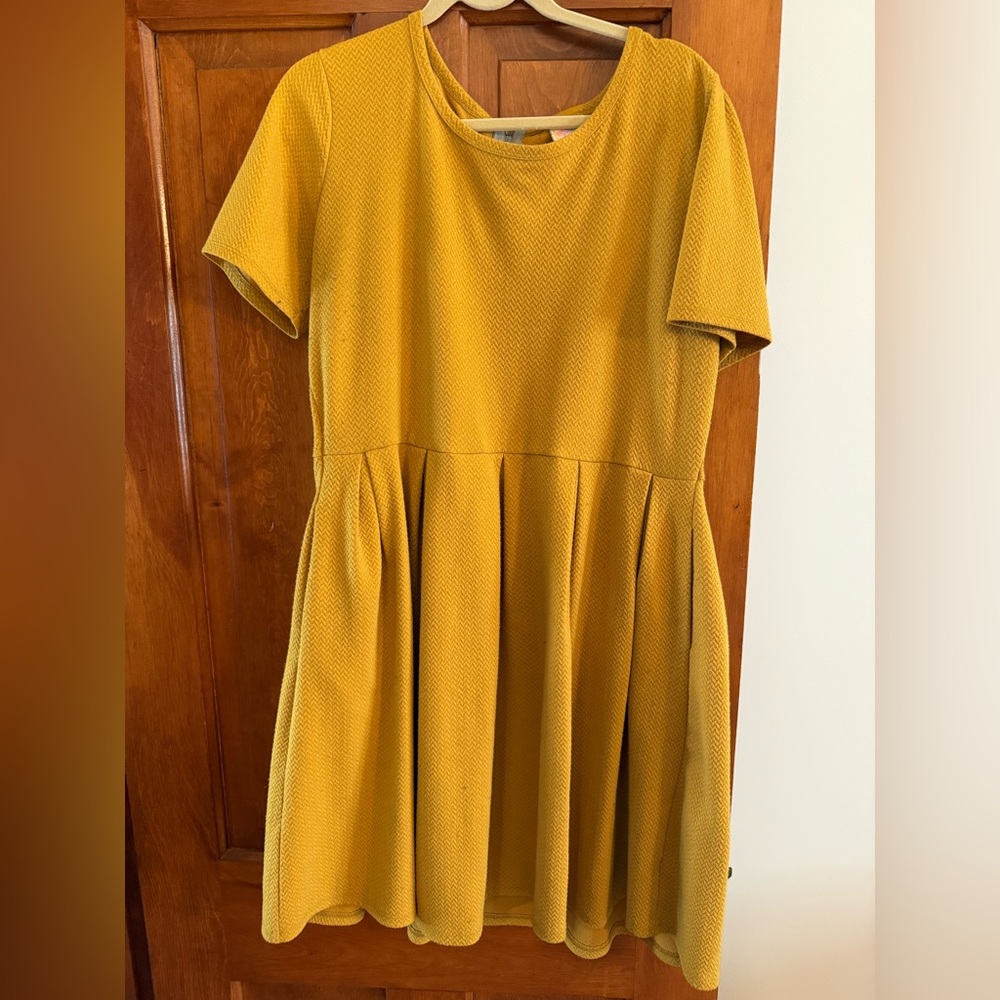 Mustard Lularoe Dress